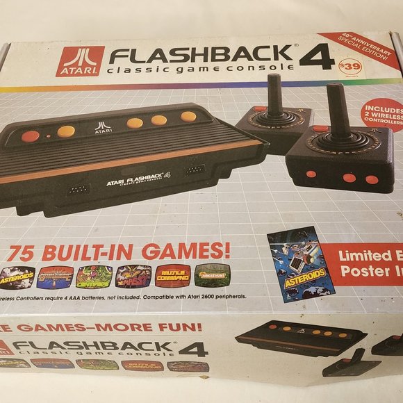 40th Anniversary Special Edition Atari Flashback 4 Classic Game Console